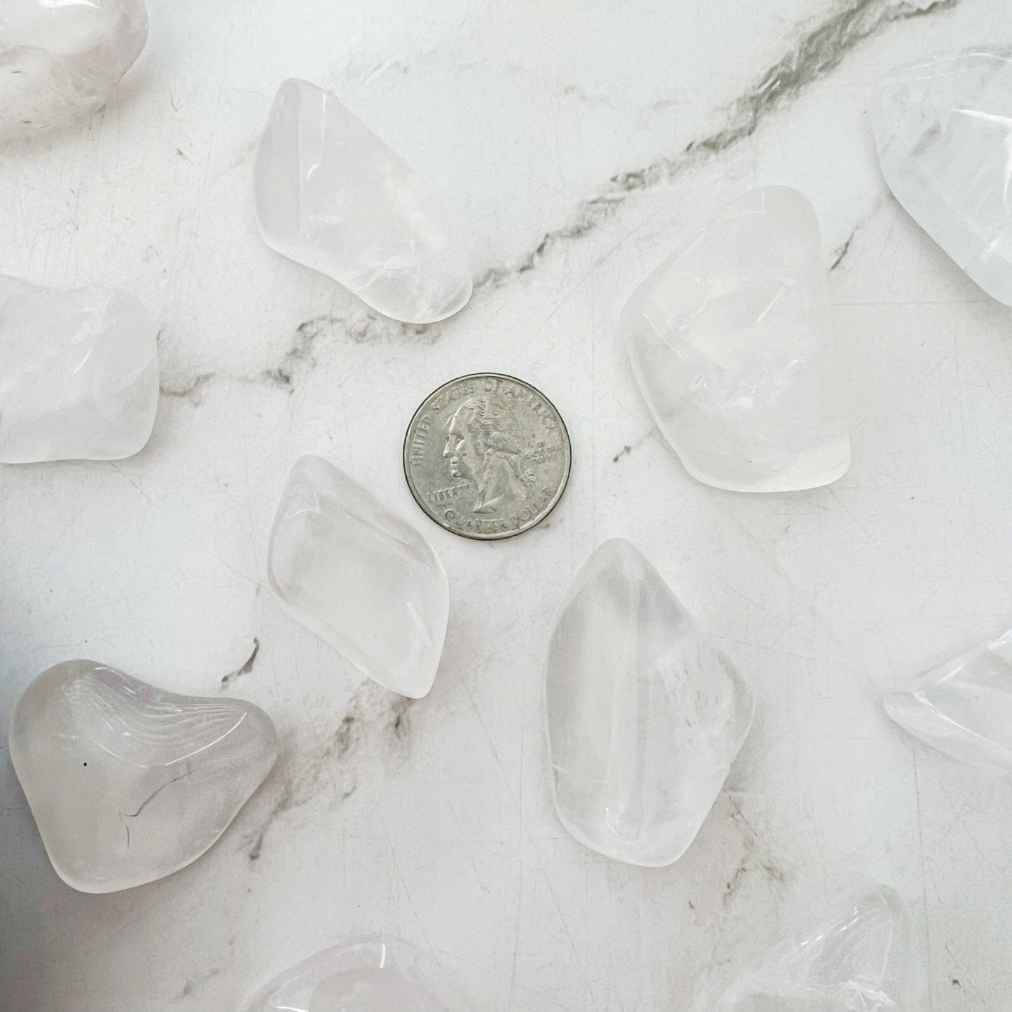 Girasol Quartz Tumbled Stones