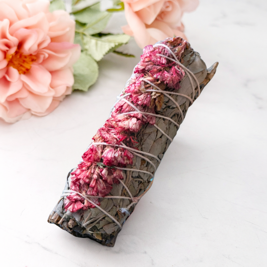 Red Sea Lavender & White Sage Smudge Stick