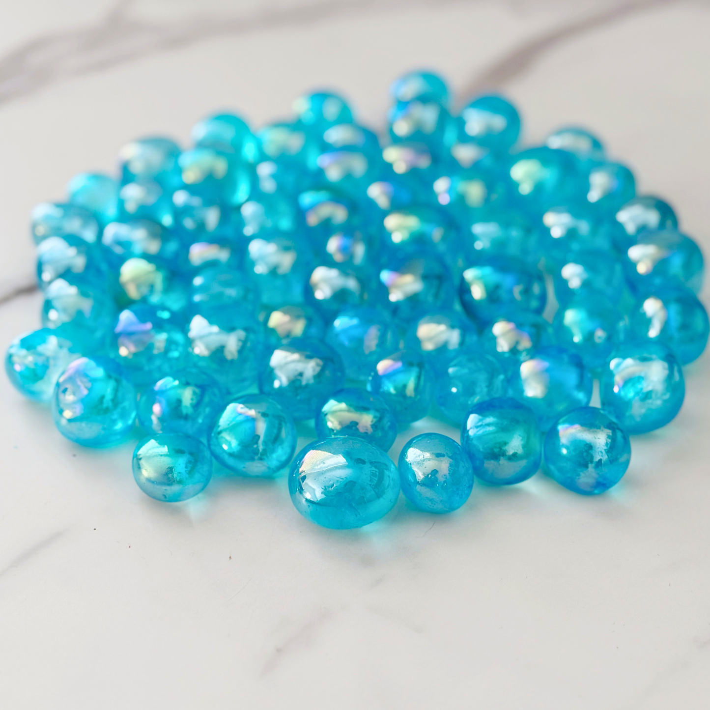 Aqua Aura Quartz Tumbled Stones