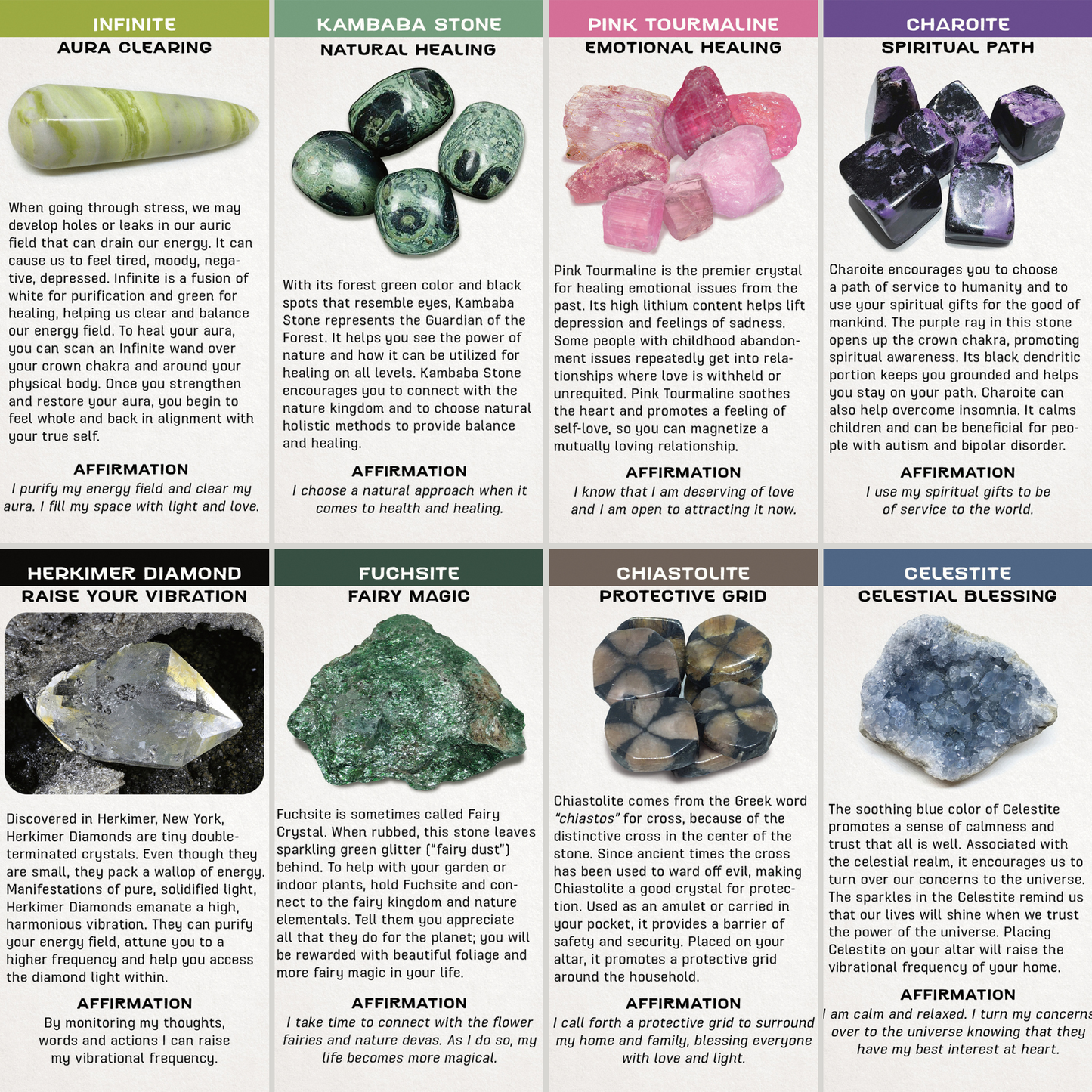 Crystal Blessing Cards