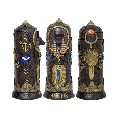 10" Polyresin Anubis LED Statue