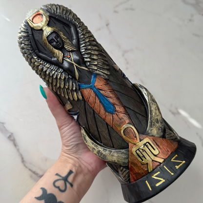 10" Polyresin Aset / Isis LED Statue