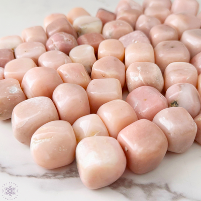 Peruvian Pink Opal Tumbled Stones