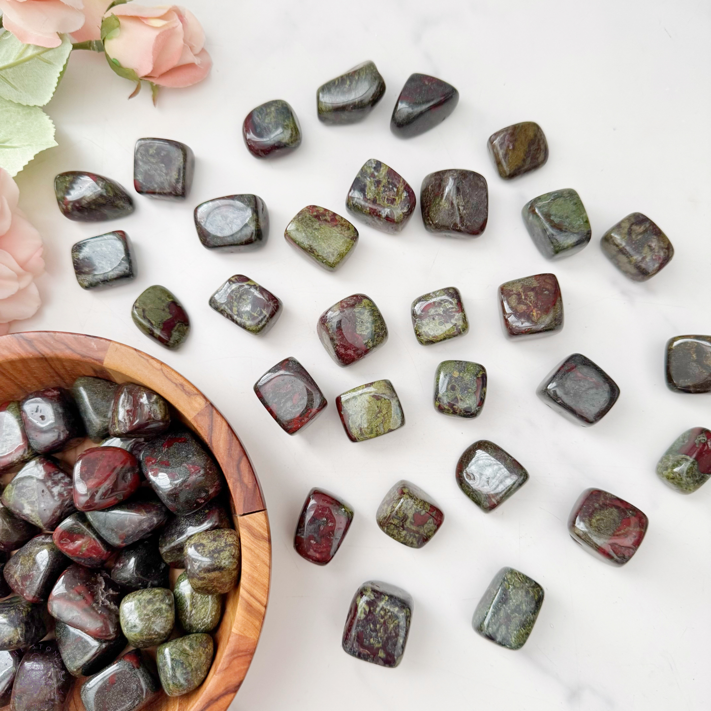 Dragon Blood Jasper Tumbled Stones