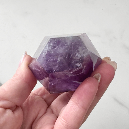 1.5-2.5" Amethyst Top Polished Point, Grade EX, Brazil