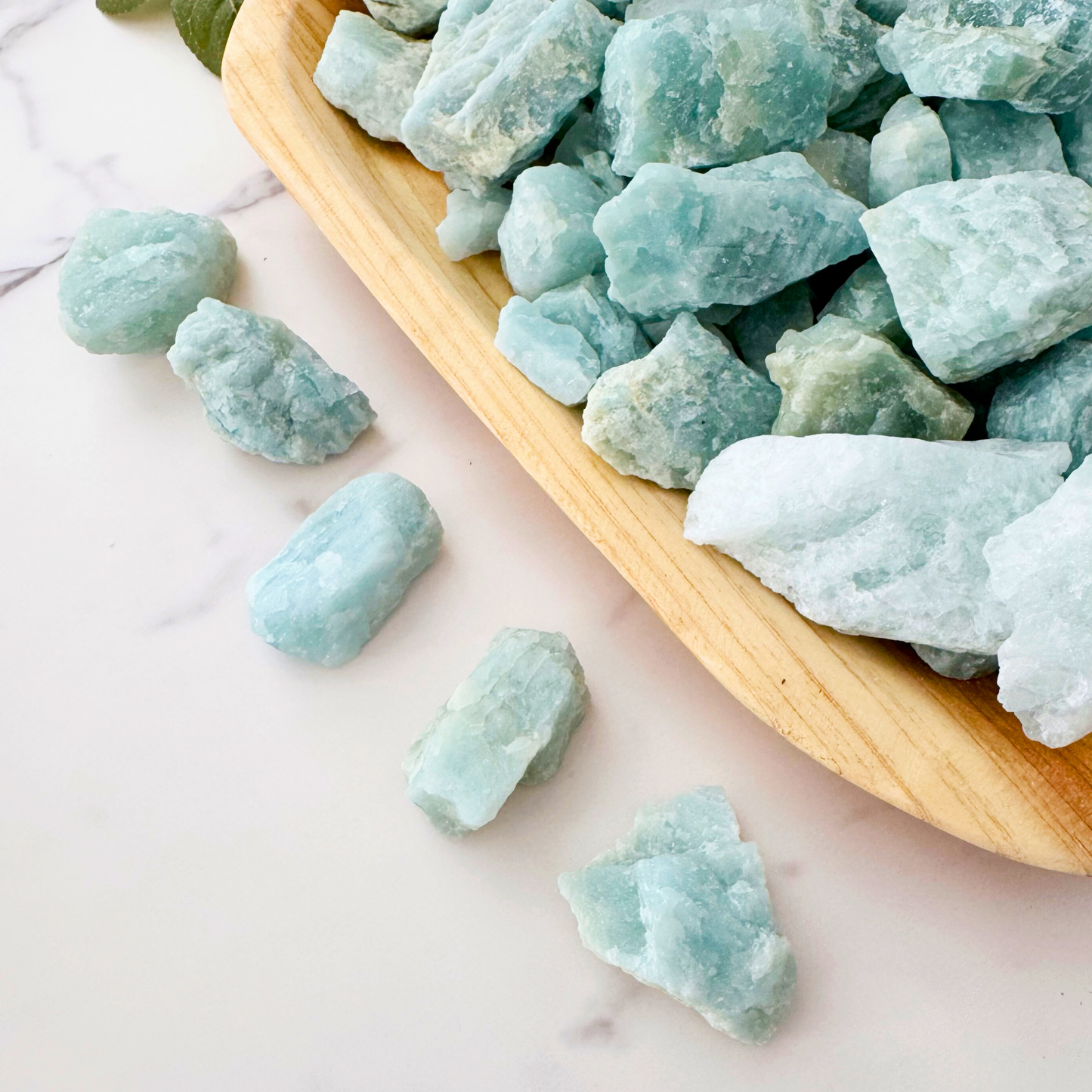 Raw Aquamarine Stones