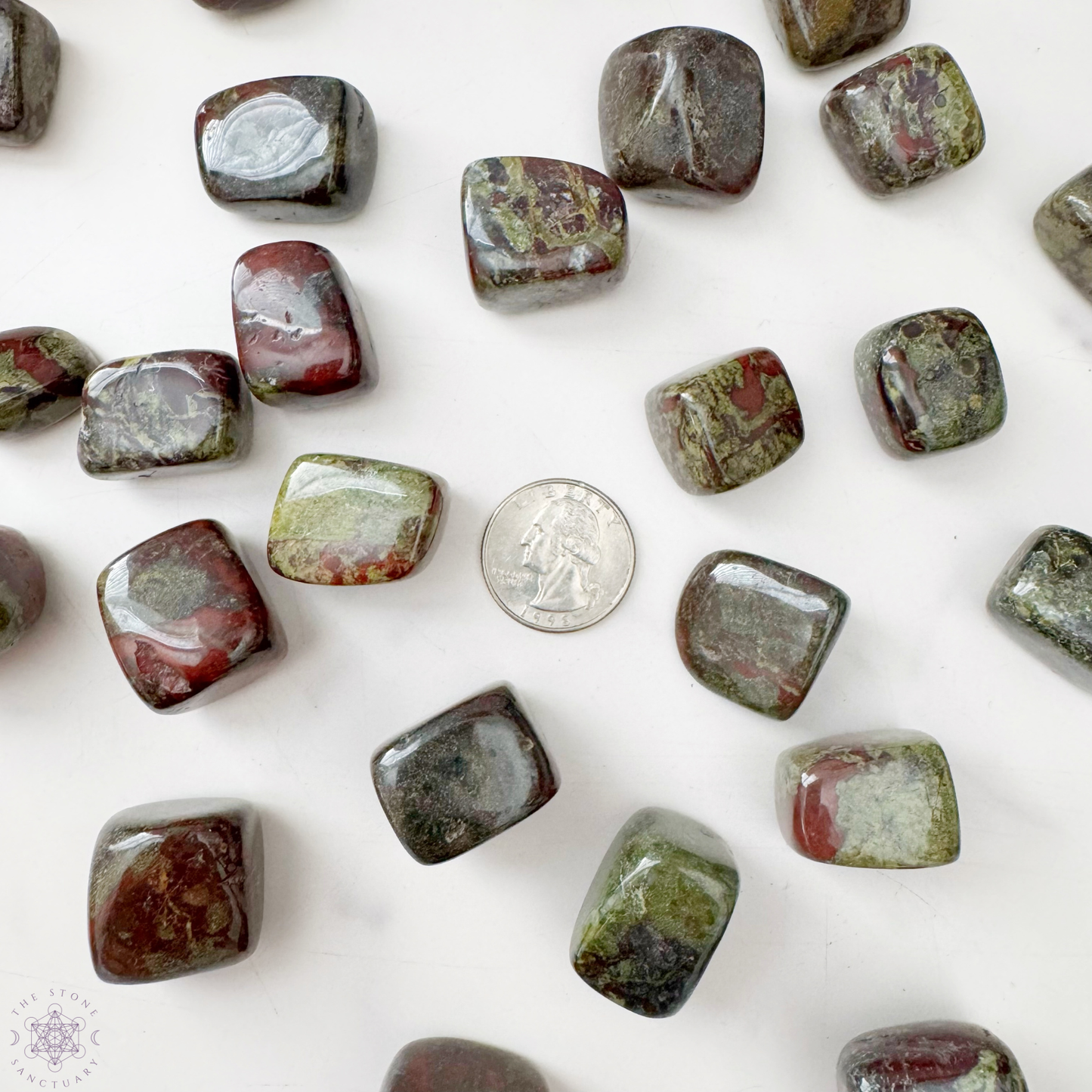Dragon Blood Jasper Tumbled Stones