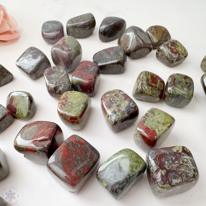 Dragon Blood Jasper Tumbled Stones