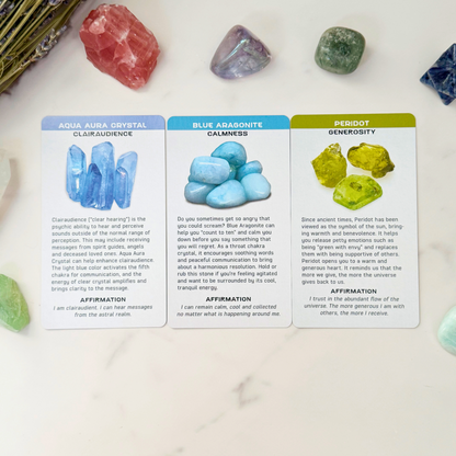 Crystal Blessing Cards