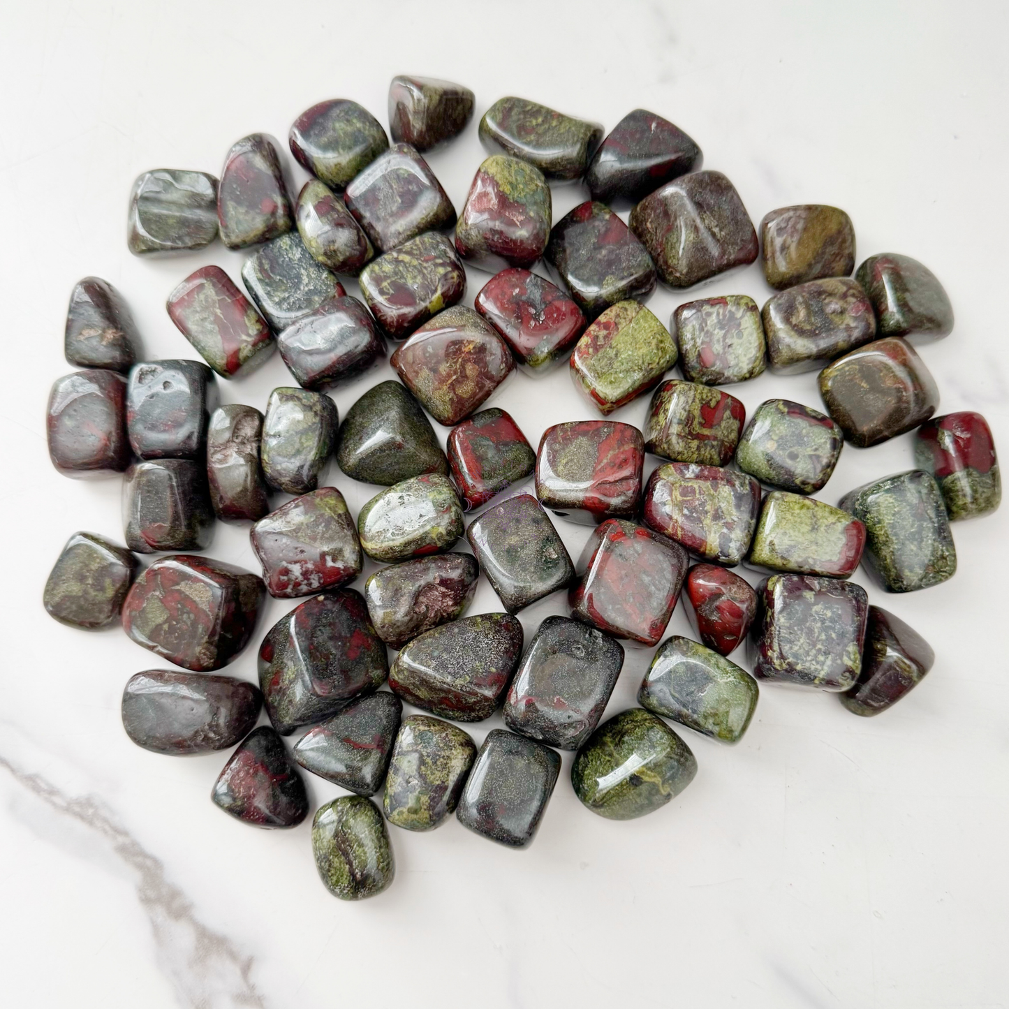Dragon Blood Jasper Tumbled Stones