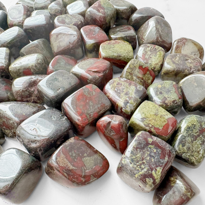 Dragon Blood Jasper Tumbled Stones