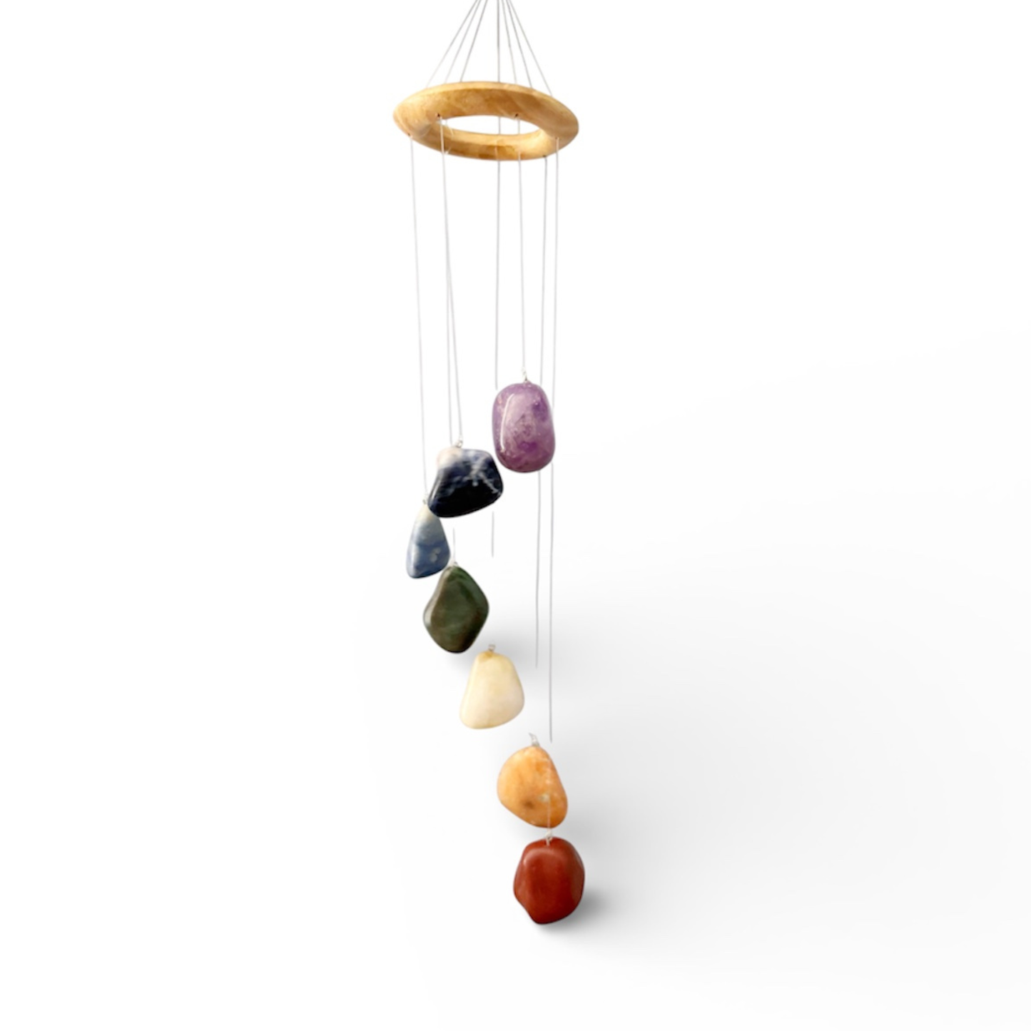 Seven Stone Chakra Hanging Wind Chime & Mobile
