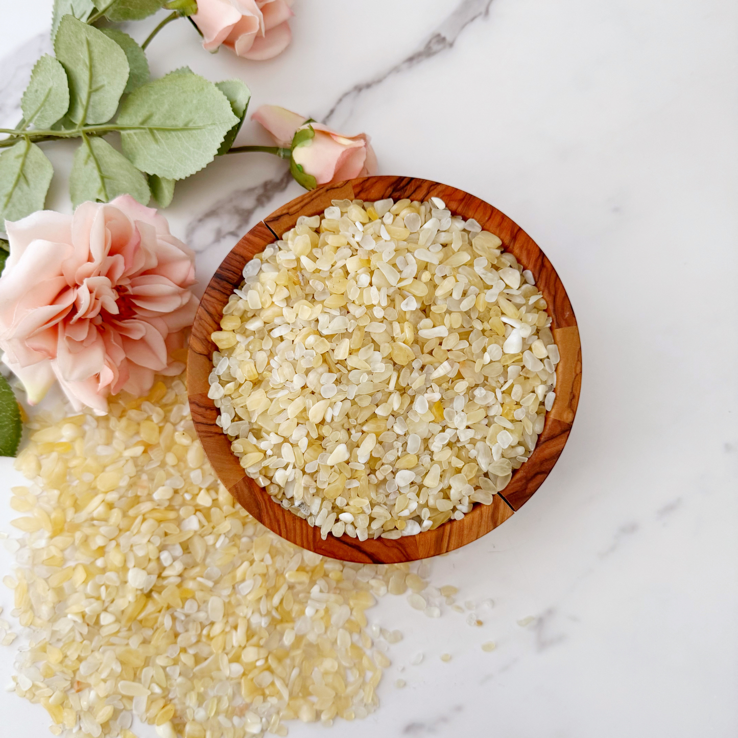 Yellow Calcite Crystal Chips