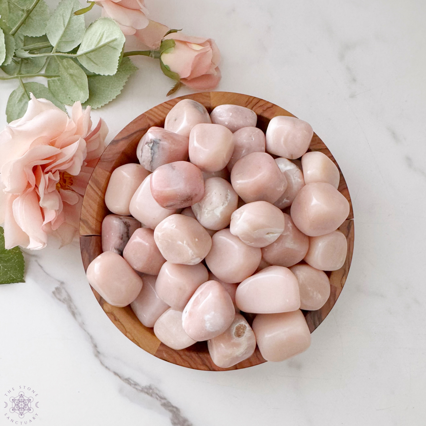 Peruvian Pink Opal Tumbled Stones