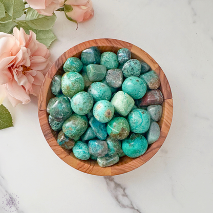 Chrysocolla Tumbled Stones