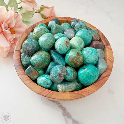 Chrysocolla Tumbled Stones