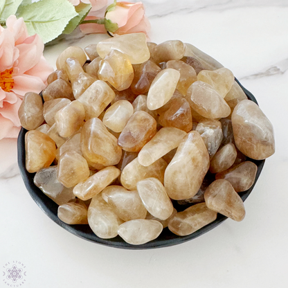 Natural Citrine Tumbled Stones