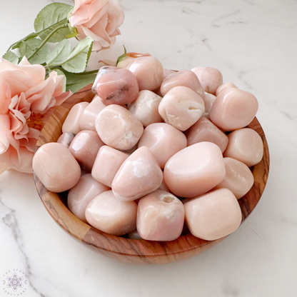 Peruvian Pink Opal Tumbled Stones