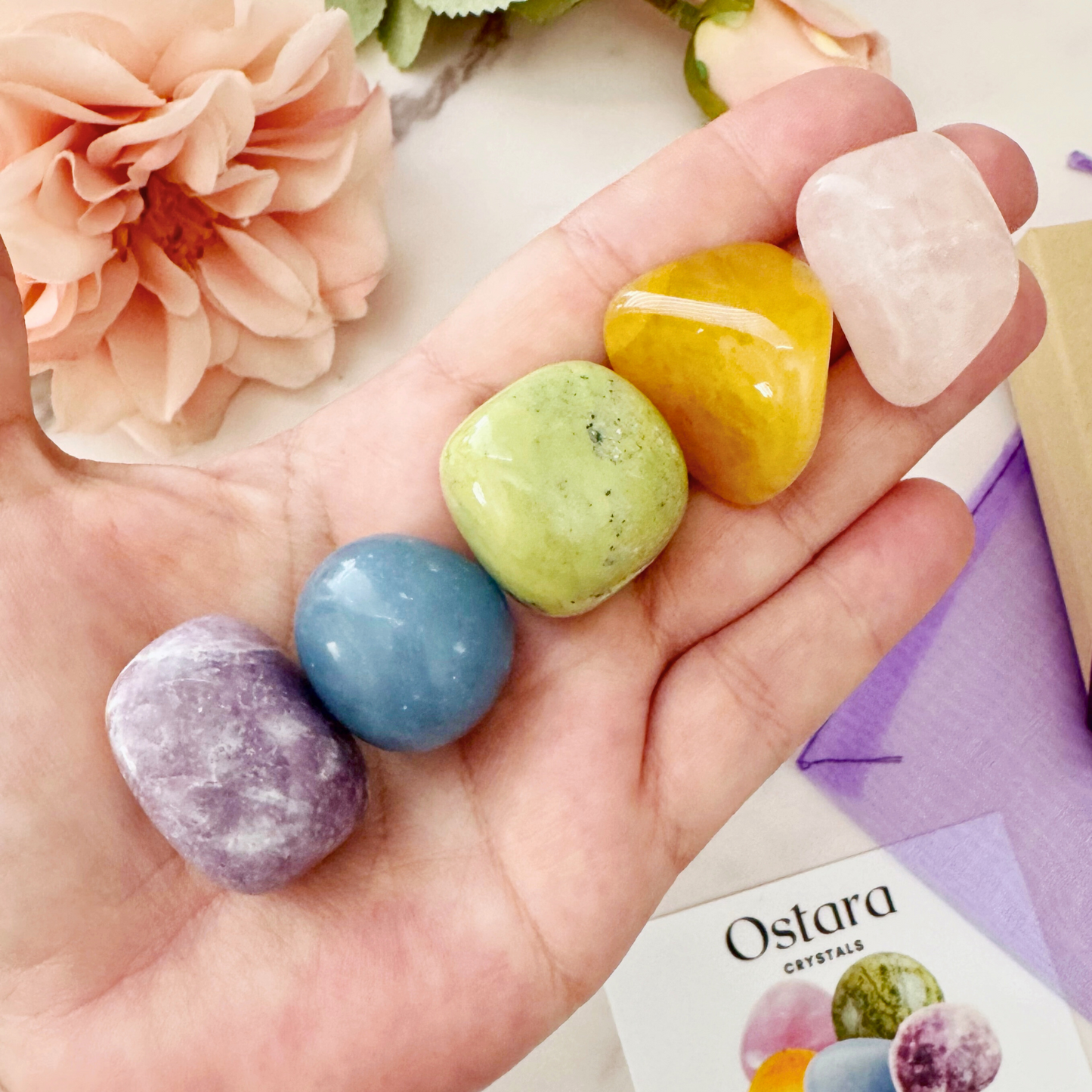 Ostara Crystal Kit