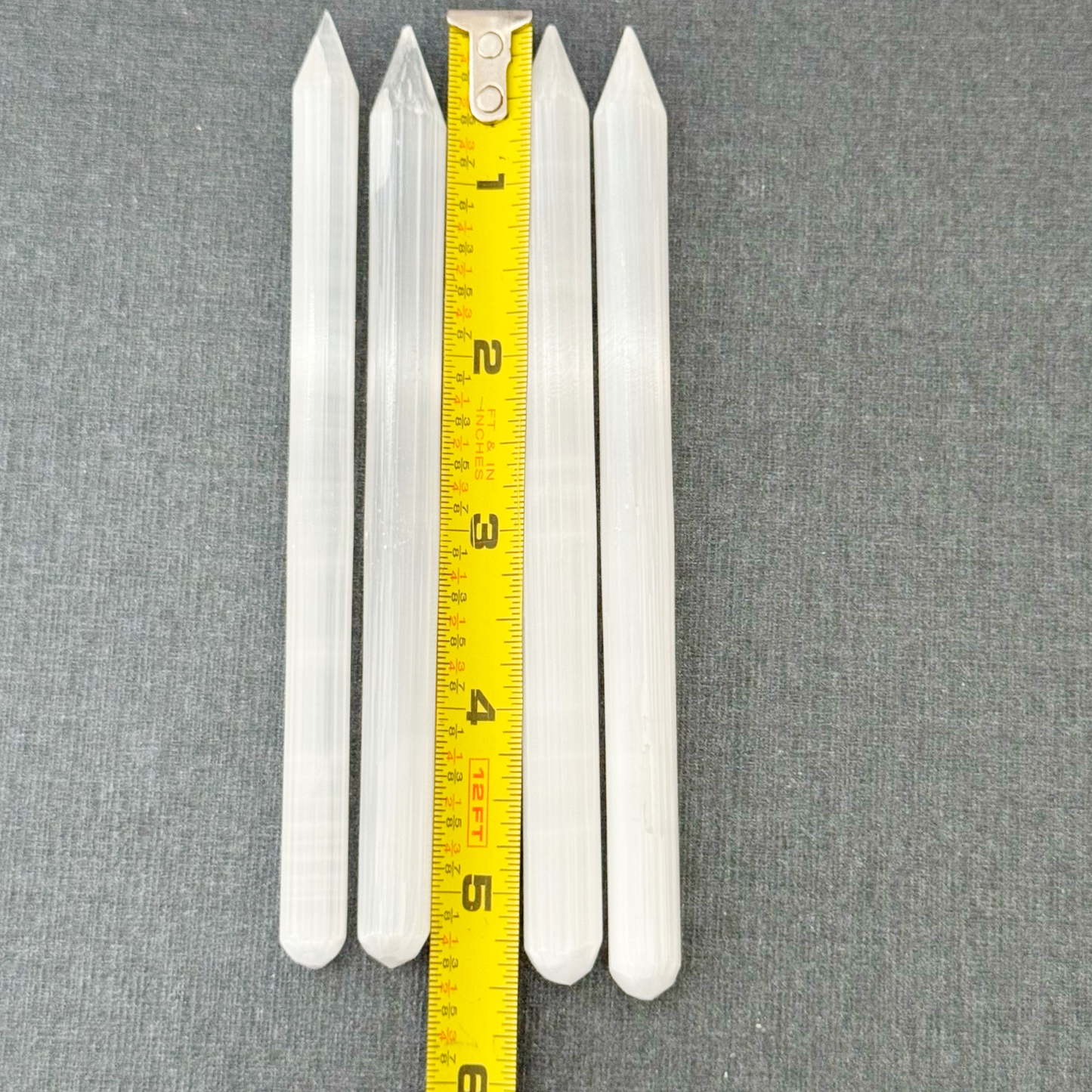 5.5" Long Thin Selenite Wand