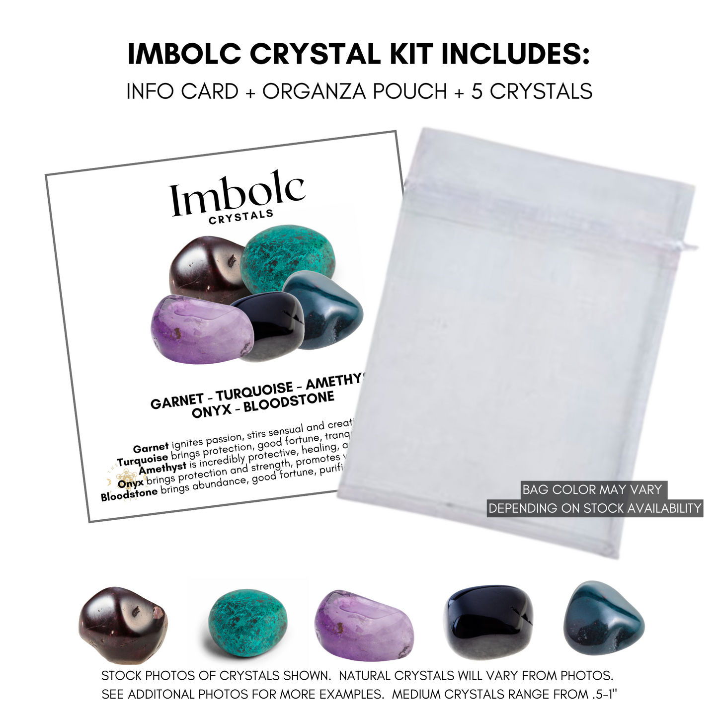 Imbolc Crystal Kit