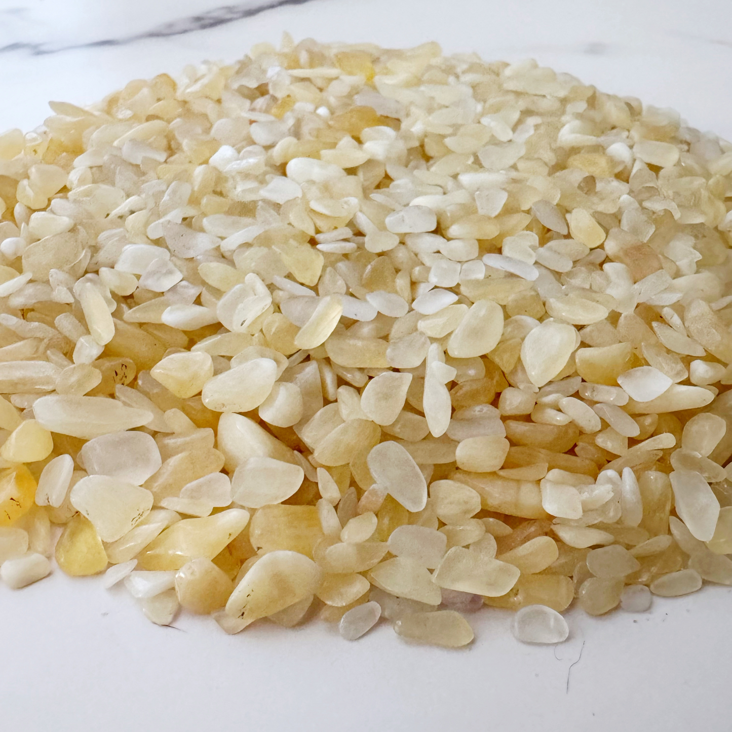 Yellow Calcite Crystal Chips