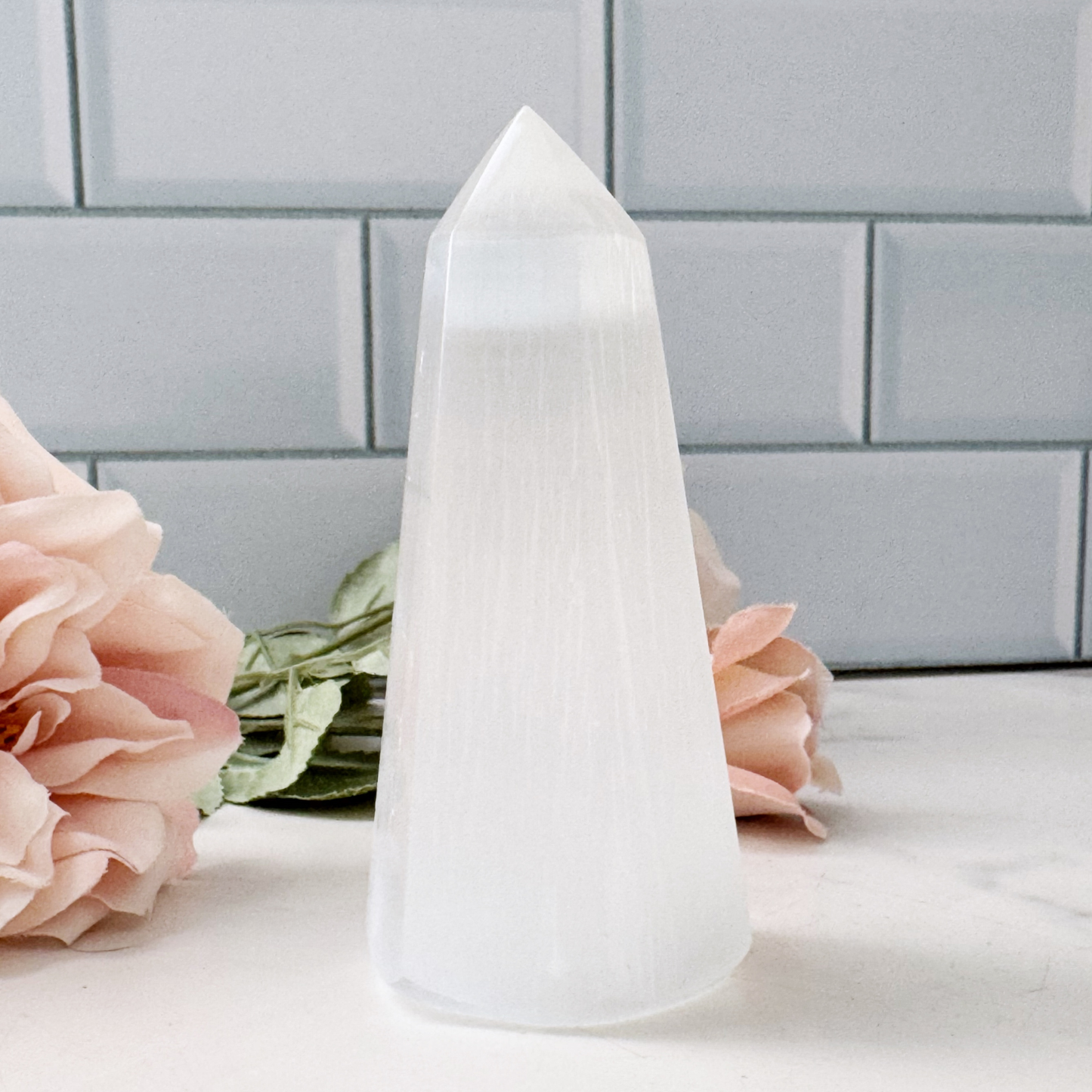 4-5" Selenite Crystal Point