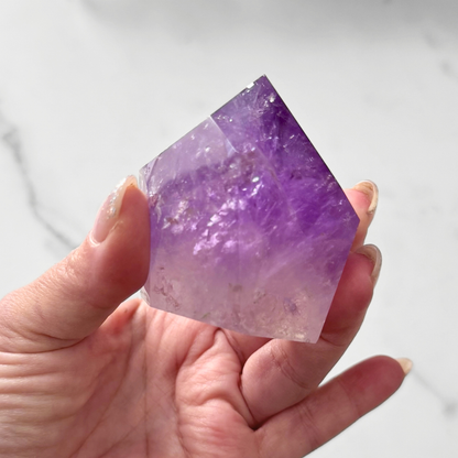 1.5-2.5" Amethyst Top Polished Point, Grade EX, Brazil