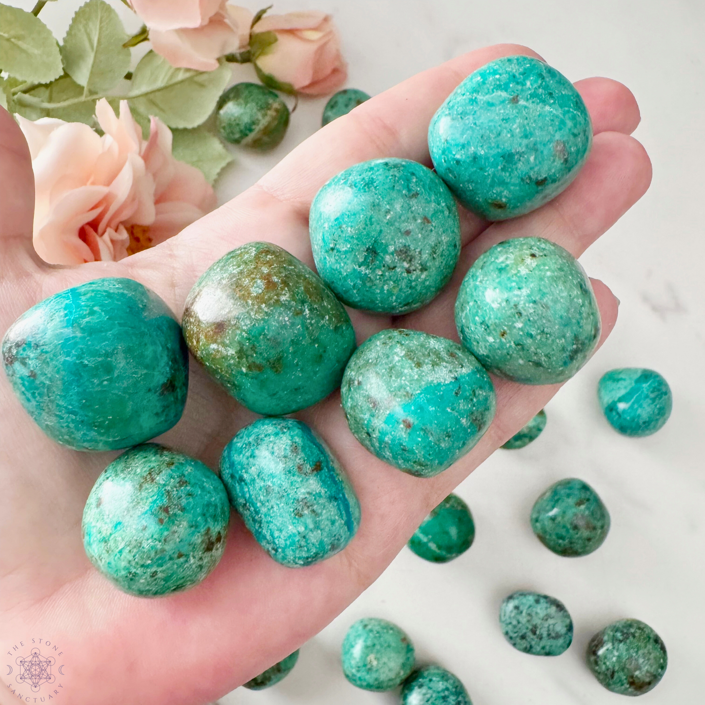 Chrysocolla Tumbled Stones