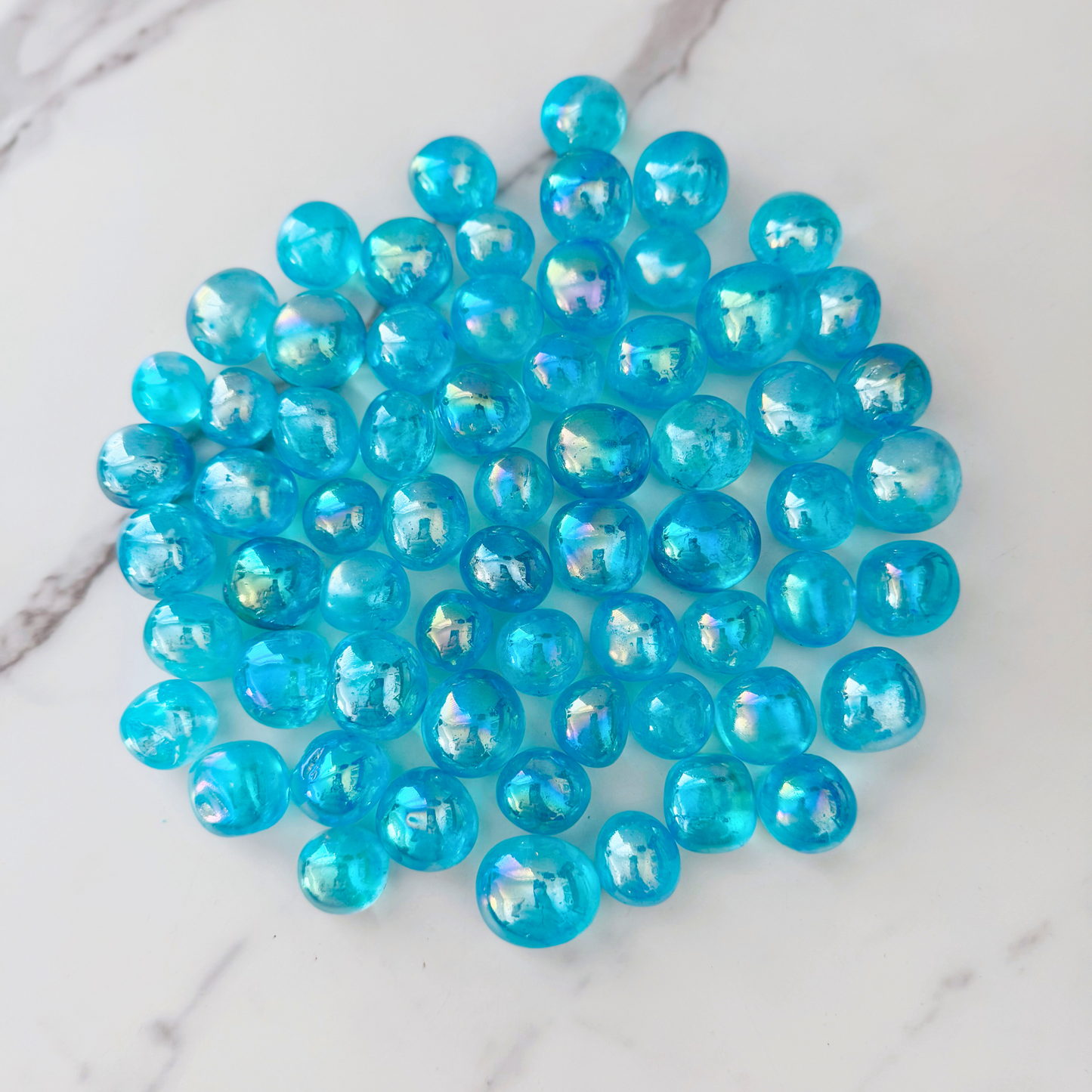 Aqua Aura Quartz Tumbled Stones