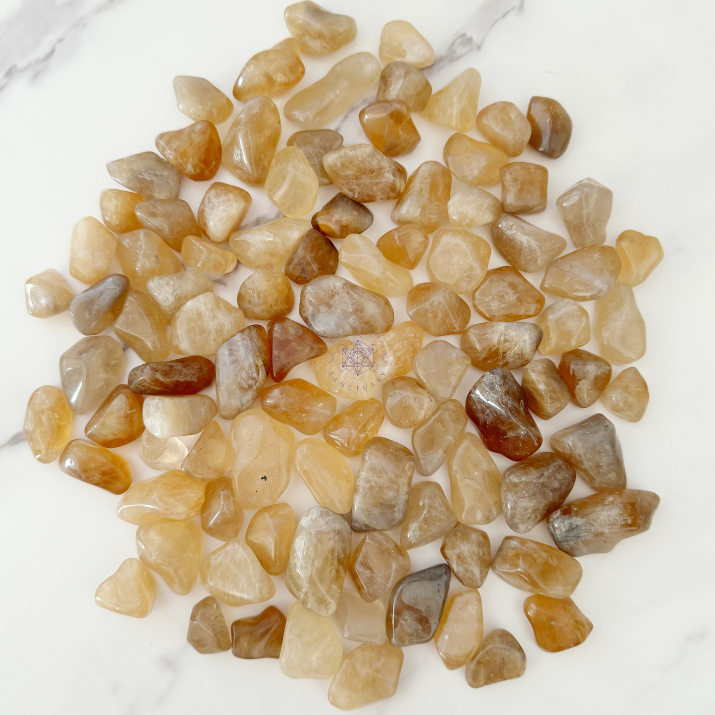 Natural Citrine Tumbled Stones