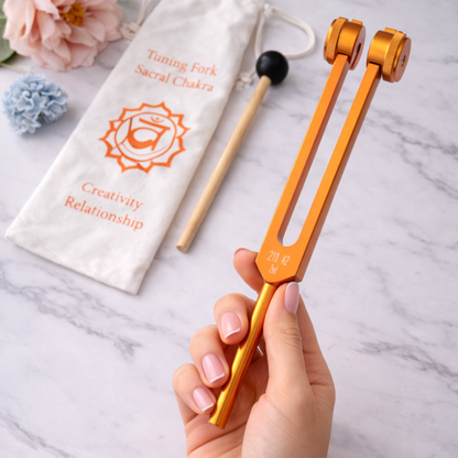 Complete 7 Chakra Tuning Fork Set