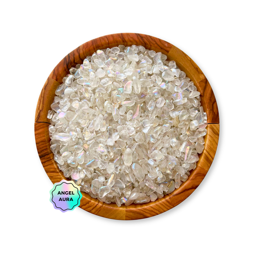 Angel Aura Quartz Crystal Chips
