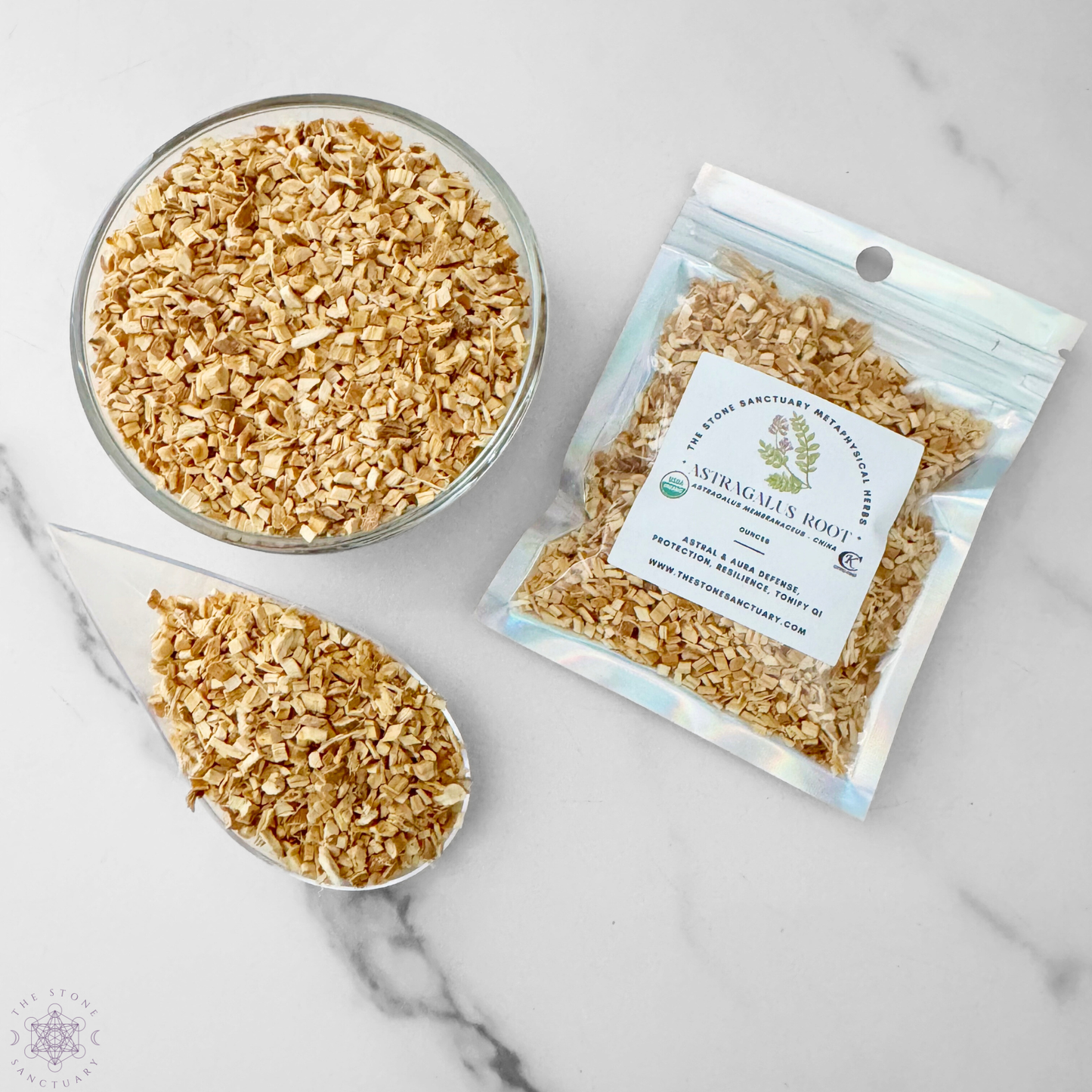 Astragalus Root, Cut and Sifted, Organic