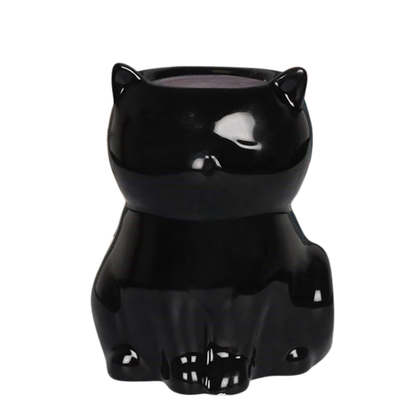 Ceramic Black Cat Wax & Oil Burner