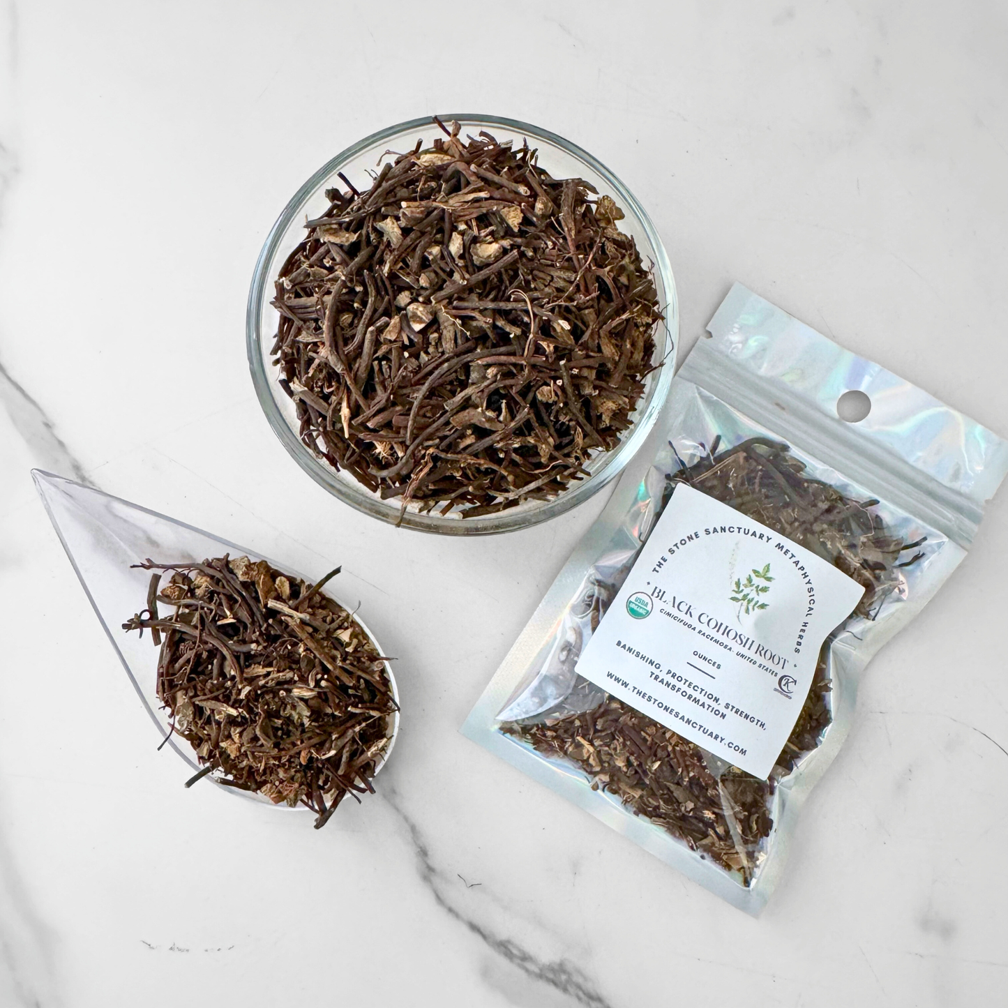 Black Cohosh Root, Cut and Sifted, Organic