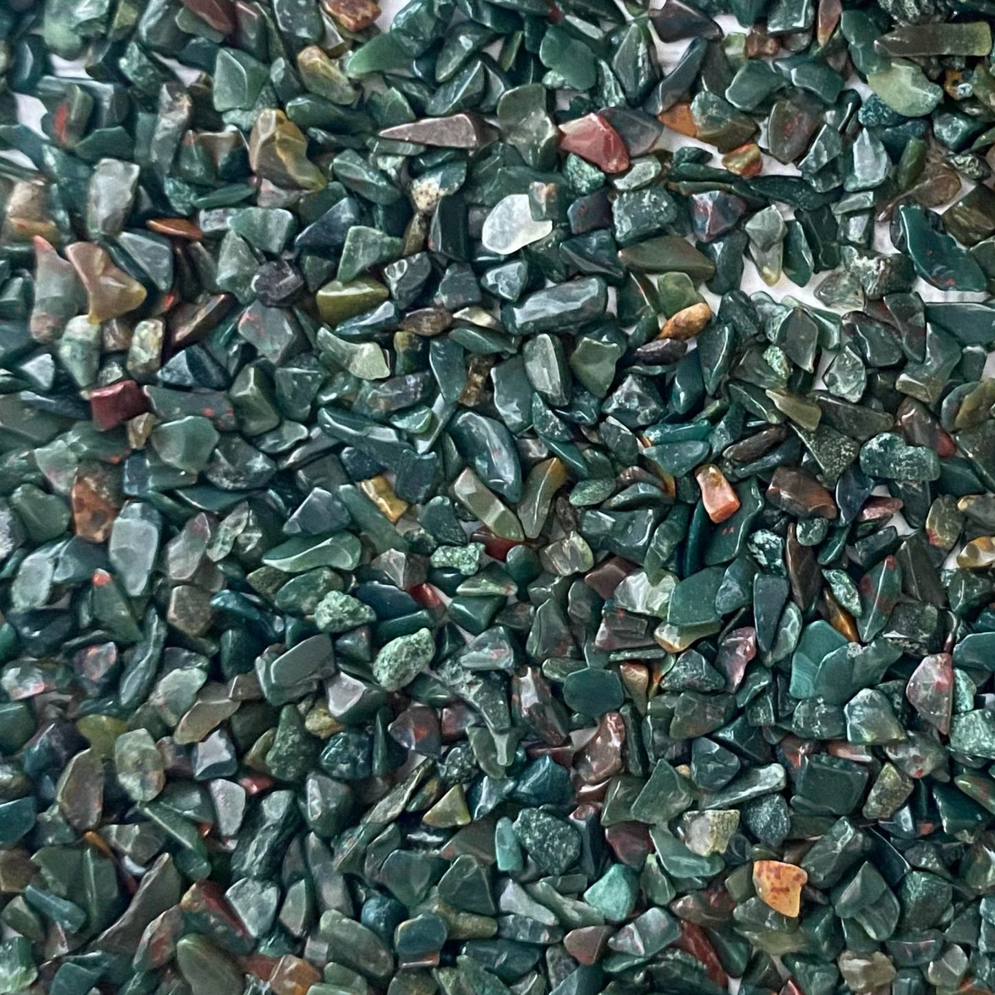 Bloodstone Crystal Chips