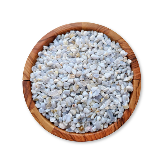 Blue Lace Agate Crystal Chips