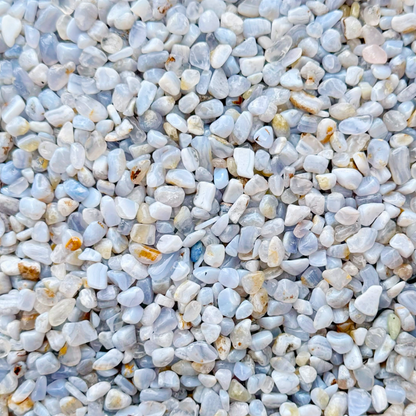 Blue Lace Agate Crystal Chips