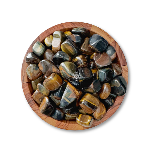 Blue Tiger Eye Tumbled Stones
