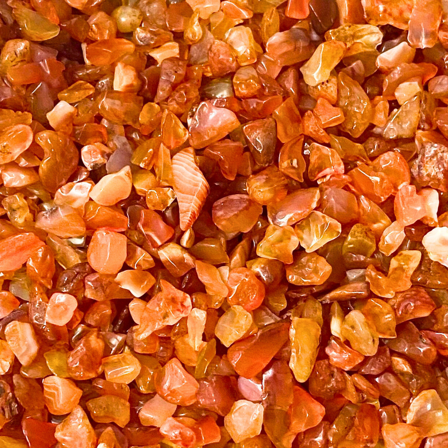 Carnelian Crystal Chips
