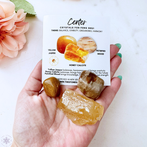 Center Feng Shui Crystal Kit – Grounding, Harmony & Well-Being