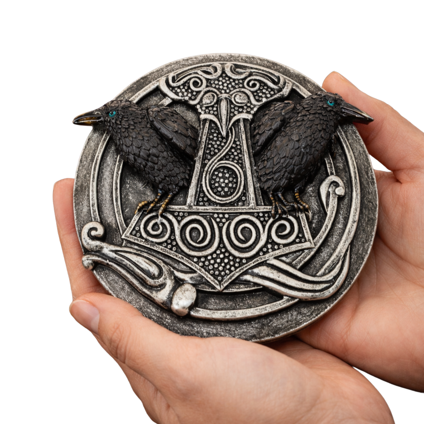 Ravens & Thor’s Hammer Incense Holder