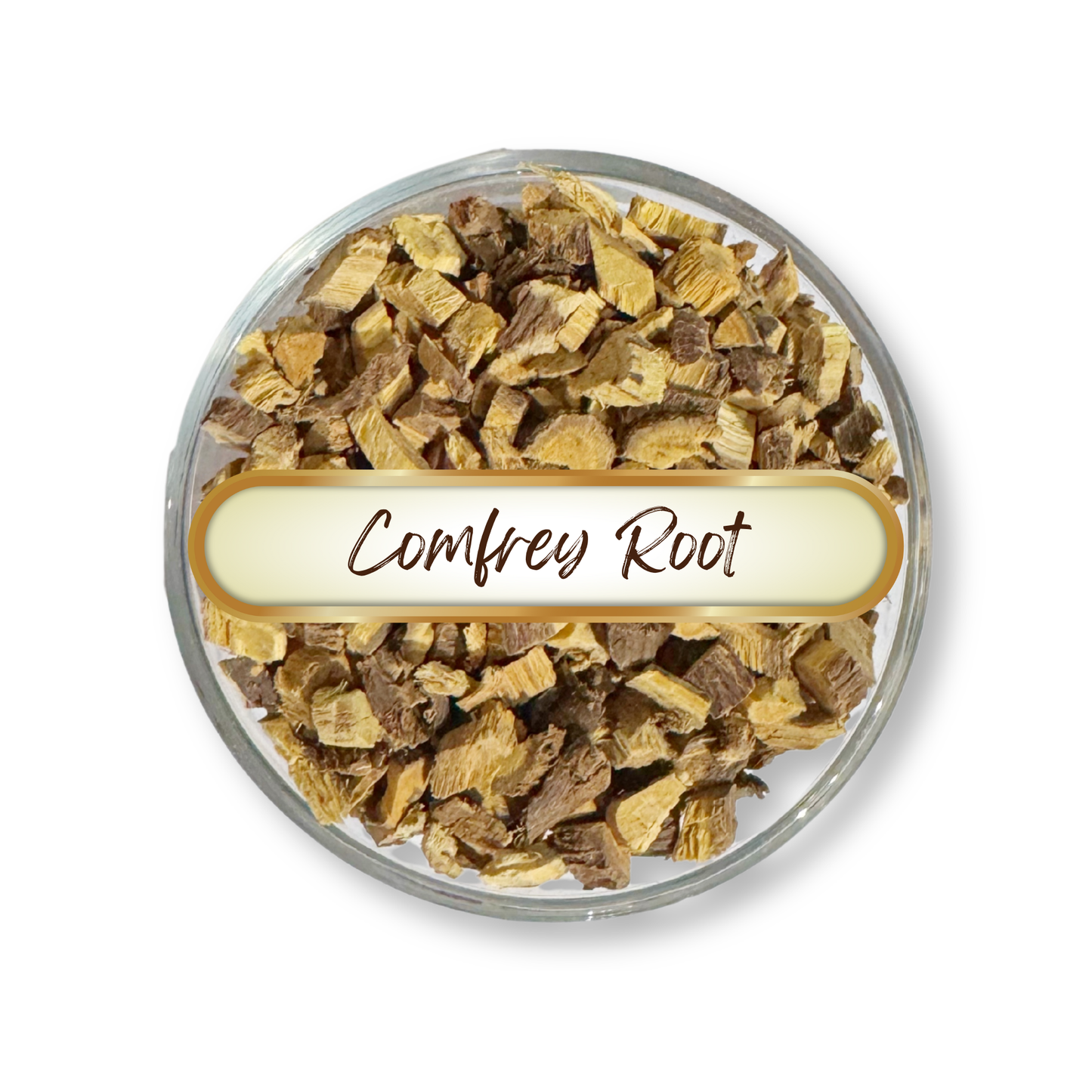 Comfrey Root, Cut and Sifted, Organic