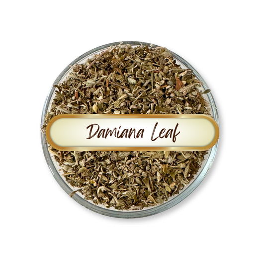 Damiana Leaf, Cut and Sifted