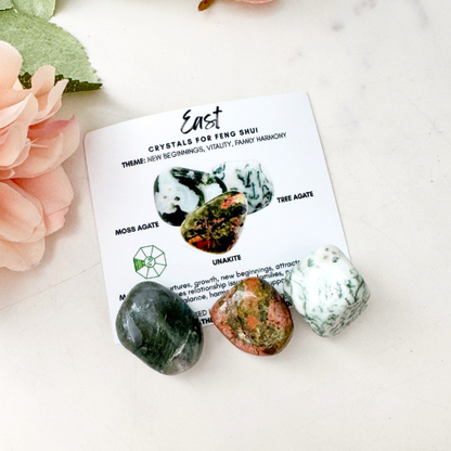 East Feng Shui Crystal Kit – Growth, Vitality & Family Harmony