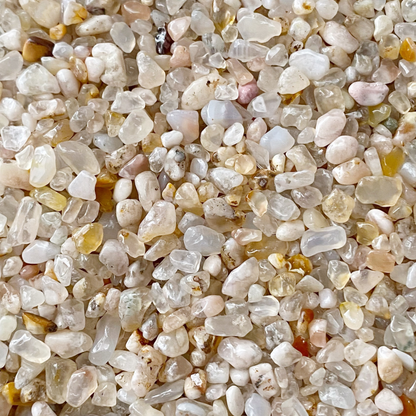 Flower Agate Crystal Chips