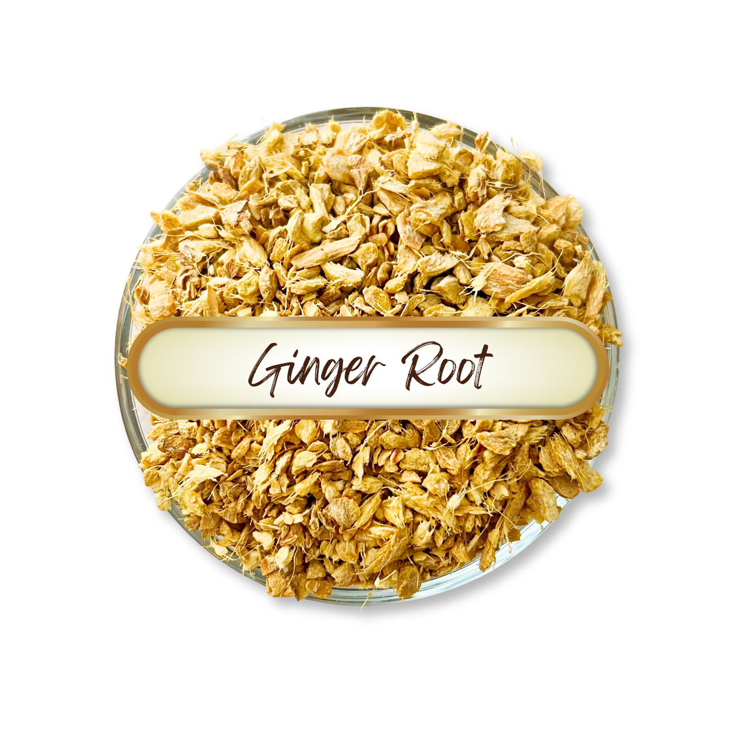 Ginger Root, Cut and Sifted, Organic