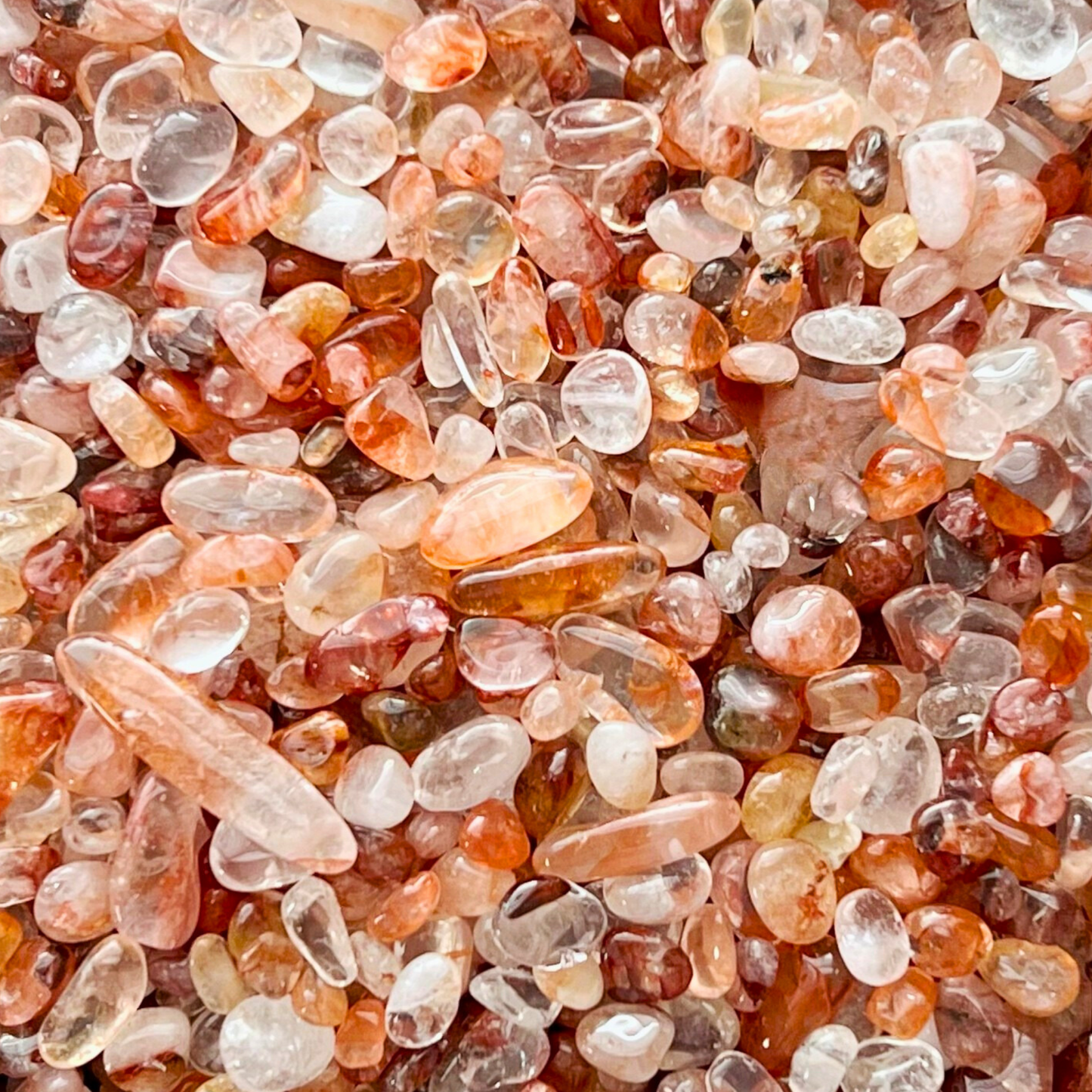 Fire Quartz Crystal Chips