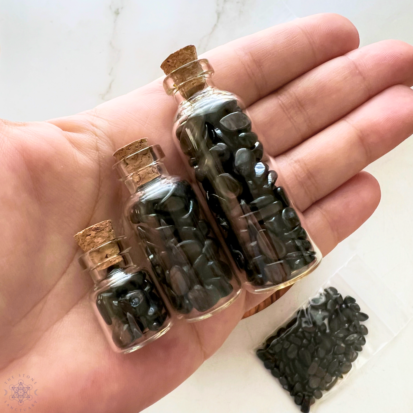 Hypersthene Crystal Chips